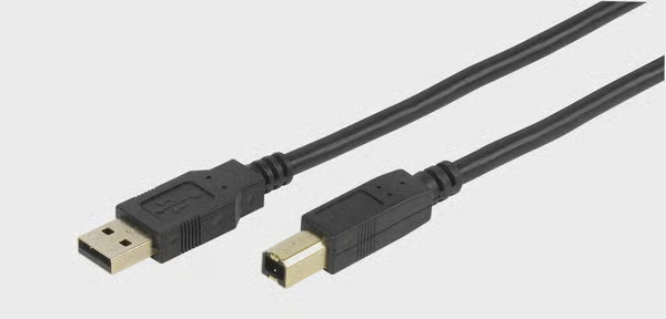 Vivanco High-grade USB 2.0 certified connection cable, 3.0 m, black 45211