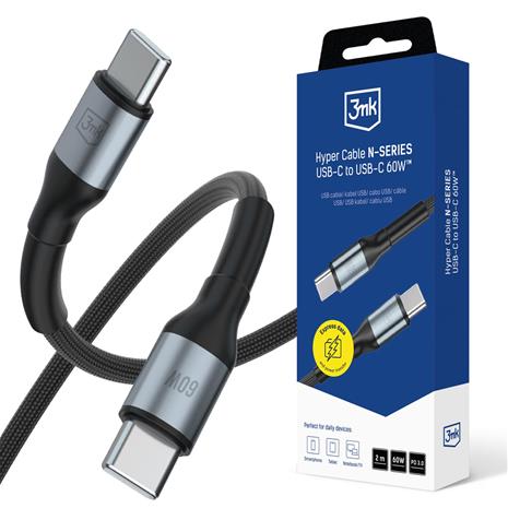 3mk Hyper Cable N-SERIES - USB-C cable - USB-C to USB-C - 2 m