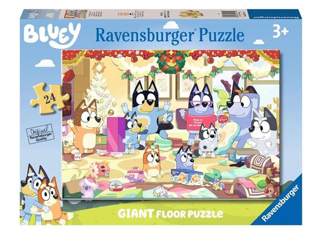 Ravensburger Lattiapalapeli Bluey Joulu 24