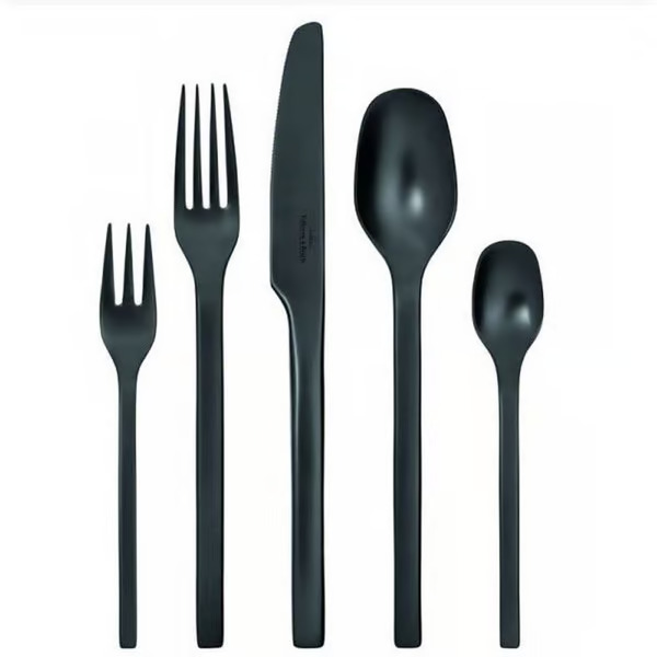 Villeroy-boch Astiastosetti 20 kappaletta intensiivinen musta - 12-6556-9058