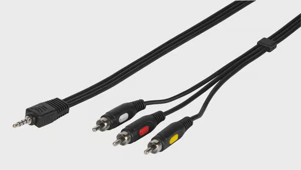 Vivanco 47/70 01 - video / audio cable - 2 m