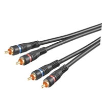 Pro RCA Stereo Cable - Shielded - 5m