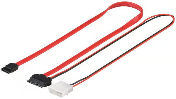 Pro SATA Slimline Cable & Power 0.30m