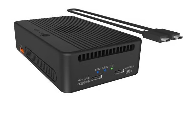 ICY BOX Heart RAID 2818 RAID & DockingStation for 2x M.2 NVMe SSD