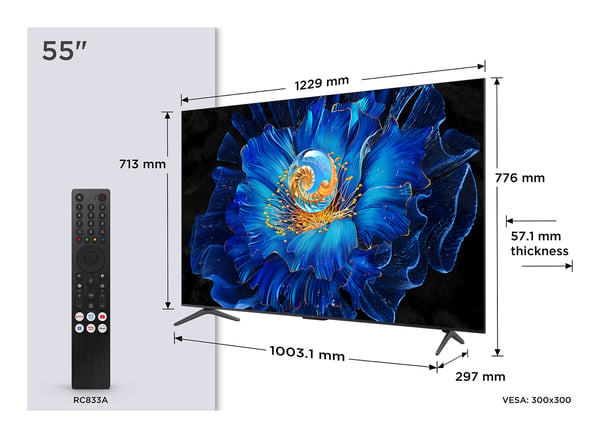 TCL 55C6KS (55"), LED-televisio