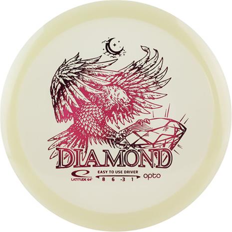 LATITUDE Opto Diamond White - frisbee – kuva 2/2