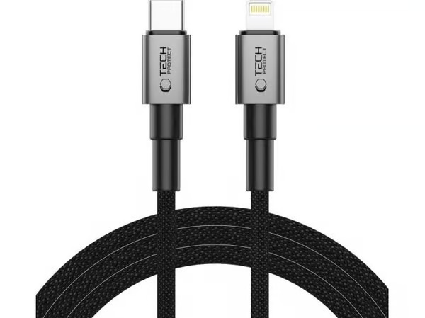 Tech-Protect Ultraboost DNA USB-C / Lightning PD27W/3A 200 cm cable - grey