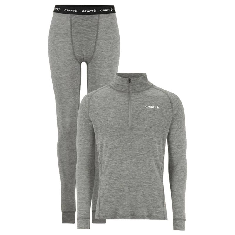 Craft Wool Merino Hz Set M Dk Grey/Mela - S