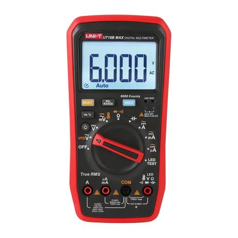 UNI-T True RMS UT18B MAX Digital Multimeter