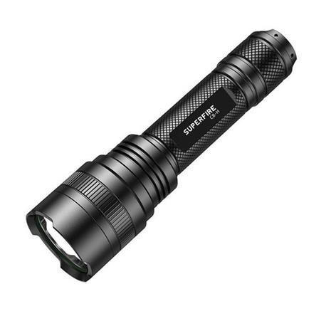 Taskulamppu Superfire C8-H, USB, 950lm, 500m