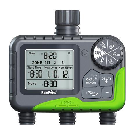 RainPoint 3?Zone Hose Timer ITV305