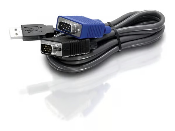 Trendnet TK-CU15 KVM-kaapeli Musta 4,5 m TK-CU
