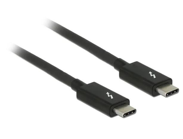 DeLOCK 84845 Thunderbolt-kaapeli 1 m 20 Gbit/s Musta 84845