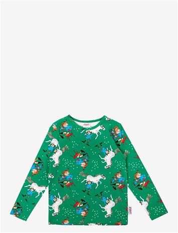 PIPPI LONGSTOCKING Självsäker Tröja - GREEN - 128