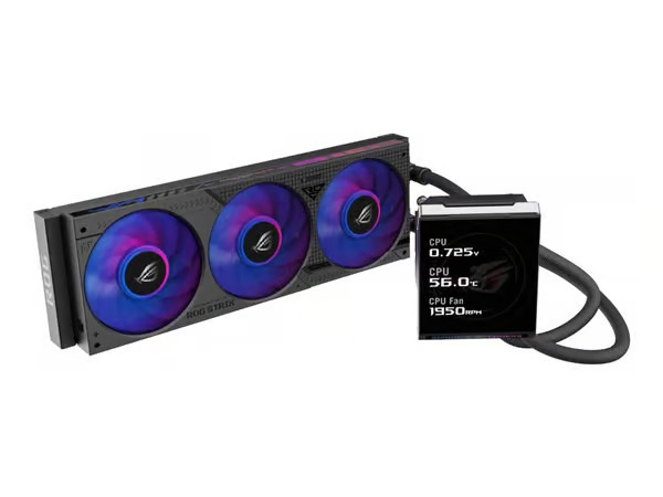 ASUS ROG Strix LC IV 360 ARGB LCD Processor Liquid cooling kit 12 cm Black