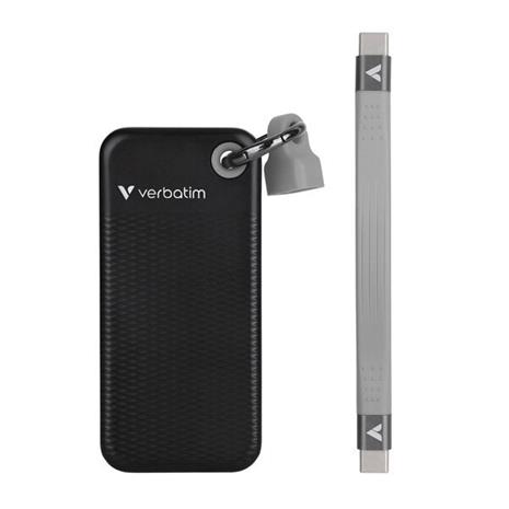 Verbatim Pocket SSD USB 3.2 Gen 2 2TB Black/Grey