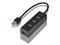 Axagon HUE-S2B 4x USB 3.0 CHARGING hub, power micro USB – kuva 2