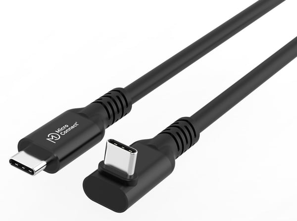 Microconnect MC-USB3.2CC015-FA USB cable USB 3.2 Gen 2x2 0.15 m USB C Black