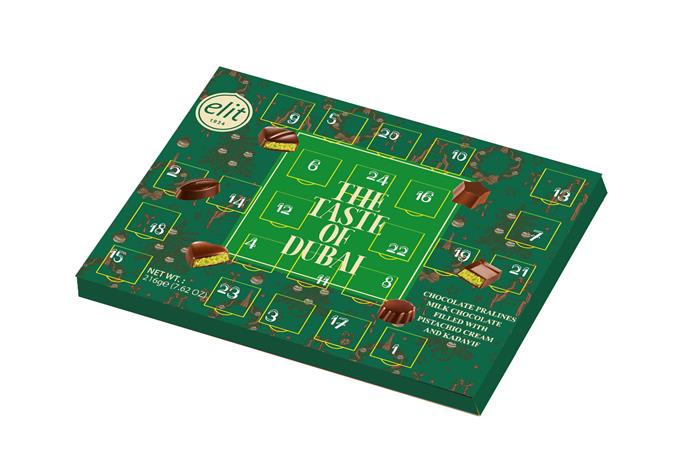 Elit Dubai Suklaakalenteri, 216 g