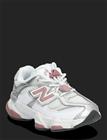 NEW BALANCE New Balance 9060 Kids Bungee Lace - WHITE - 18.5