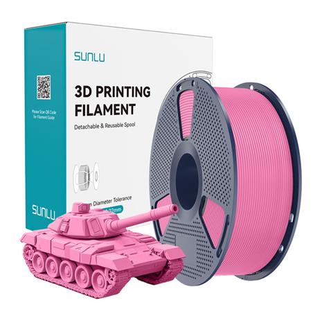 Sunlu PLA+ High-Speed vaaleanpunainen filamentti