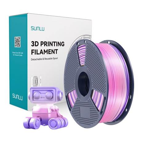 Sunlu PLA+ silkkifilamentti (Rainbow) 03