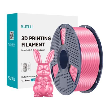 Sunlu PLA+ silkkifilamentti (vaaleanpunainen)