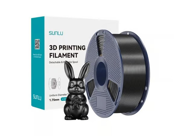 Sunlu PLA+ Silk Filamentti (musta)