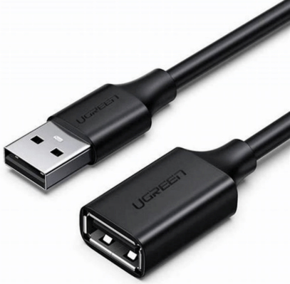 Ugreen 10316 USB-kaapeli USB 2.0 2 m USB A 0,48 Gbit/s Musta 10316