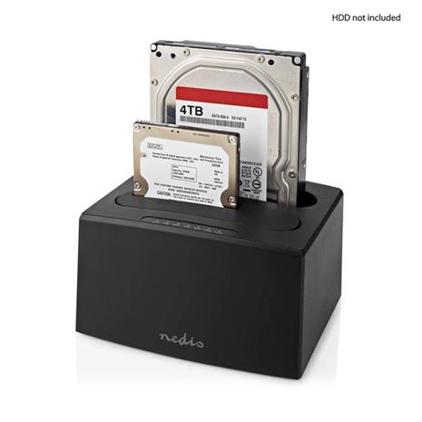Nedis HDDUDB3210BK storage drive docking station – kuva 4/5