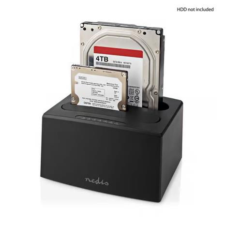 Nedis HDDUDB3210BK storage drive docking station – kuva 5/5