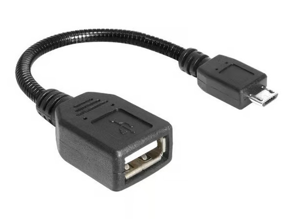 DeLOCK USB micro-B - USB 2.0-A, 0.18m USB-kaapeli 0,18 m Micro-USB B USB A 0,48 Gbit/s Musta 83293 – kuva 2/2