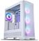 Phanteks Eclipse G400A DRGB 4x140mm -miditornikotelo, matta valkoinen – kuva 3