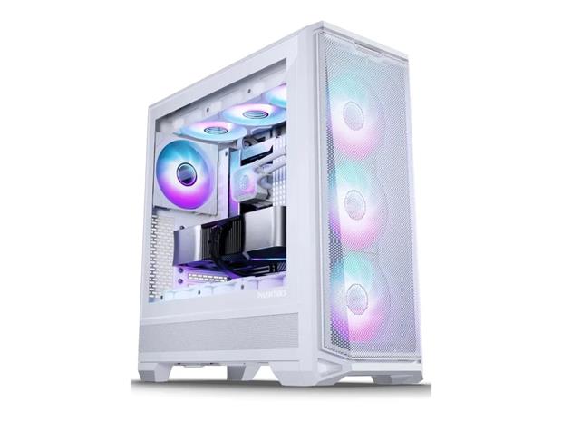 Phanteks Eclipse G400A DRGB 4x140mm -miditornikotelo, matta valkoinen