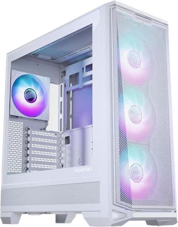 Phanteks Eclipse G400A DRGB 4x140mm -miditornikotelo, matta valkoinen