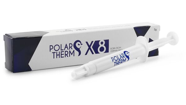 Thermal Grizzly Polartherm X-8, 5 g -lämpötahna, harmaa
