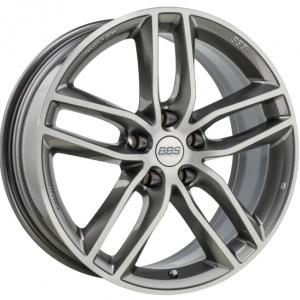 BBS SX PLATINUM SILVER/POLISH 8X18