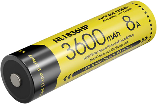Nitecore 18650 3600 mAh -akkuparisto