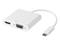Deltaco USB-C - HDMI, VGA, 100W -sovitin – kuva 3