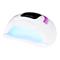 UV/LED-kynsilamppu S1 Glow Dual 168W valkoinen ruusu – kuva 2
