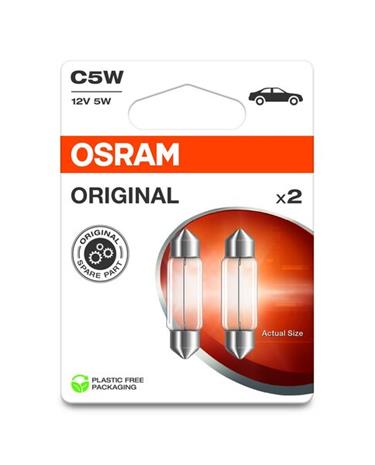 OSRAM POLTIN 12V 5W C5W – kuva 2/2