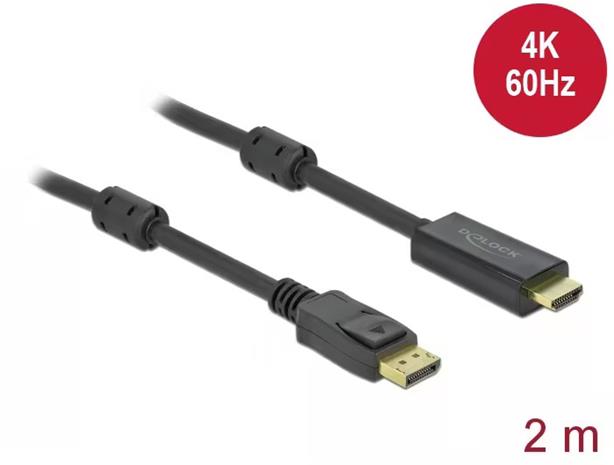 DeLOCK Adapter Cable - DisplayPort / HDMI - 2 m