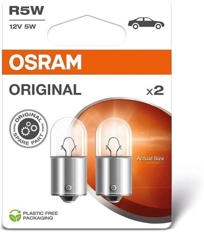 Polttimopari, R5W, 12 V, Osram