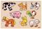 Goki Bubble Puzzle Eläimet Puu – kuva 2
