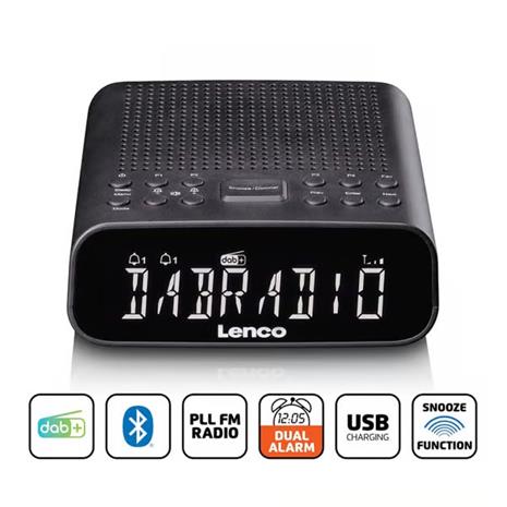 DAB-FM-kelloradio Bluetooth:llä