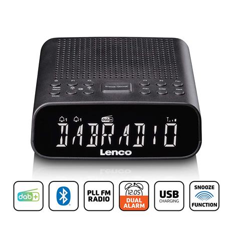 DAB-FM-kelloradio Bluetooth:llä