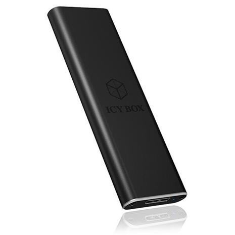 ICY BOX IB-183M2 SSD enclosure Black M.2