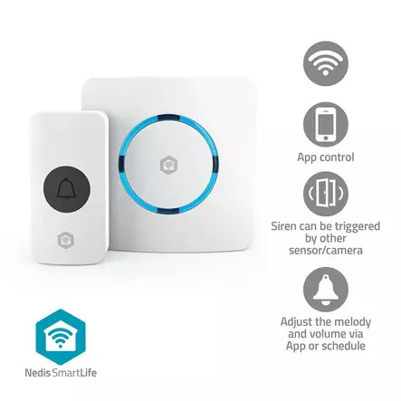Nedis SmartLife Chime WiFi White – kuva 3/3