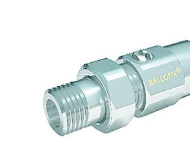 Broen Radiator connection with cut-off straight 1/2"