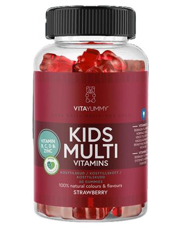 VitaYummy Kids Multi Strawberry 60pcs
